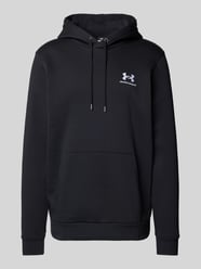 Hoodie mit Label-Stitching von Under Armour Schwarz - 40