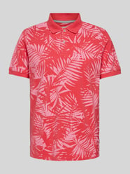 Koszulka polo o kroju slim fit z detalem z logo od s.Oliver RED LABEL Czerwony - 29