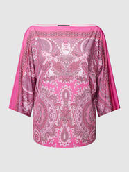 Bluse mit Paisley-Muster von Ana Alcazar Pink - 5