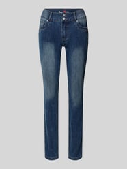 Straight Fit Jeans mit 5-Pocket-Design Modell 'Tummyles' von Buena Vista - 28