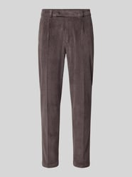 Slim fit broek van katoenmix in corduroy look model 'Cliffer' van Zuitable - 40