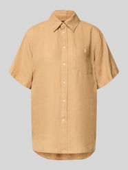 Bluzka koszulowa Oversized z czystego lnu od Polo Ralph Lauren - 7