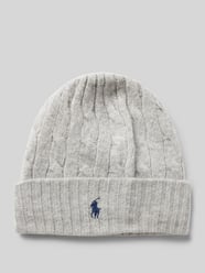 Beanie mit Label-Stitching von Polo Ralph Lauren Grau - 4