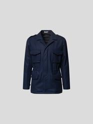 Wolljacke mit Pattentaschen von BOGLIOLI Blau - 10