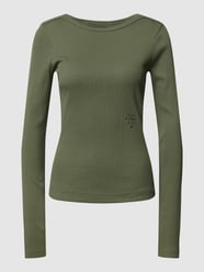 Shirt met lange mouwen en labeldetails van G-Star Raw Groen - 36
