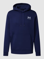 Hoodie mit Label-Stitching Modell 'UA Essential' von Under Armour Blau - 33