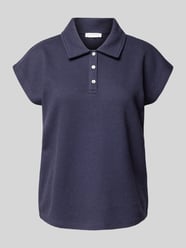Regular Fit Poloshirt mit Knopfleiste und Kappärmeln von Christian Berg Woman - 9