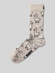 Socken mit Motiv-Stitching Modell 'LLAMA' von Happy Socks - 3
