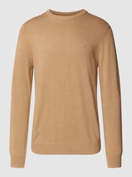 Strickpullover mit Rundhalsausschnitt von Christian Berg Men Braun - 47
