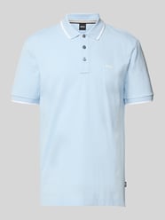 Regular Fit Poloshirt mit Label-Print Modell 'Parlay' von BOSS - 4