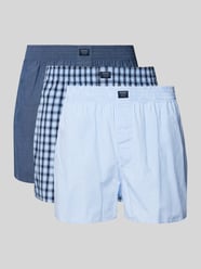 Boxershorts mit Label-Patch im 3er-Pack von MCNEAL Blau - 24