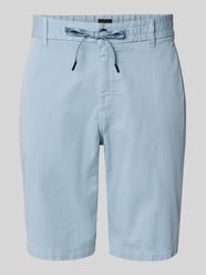 Szorty chino o kroju tapered z mieszanka bawełny od BOSS Orange - 35