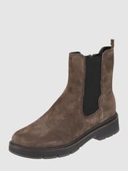 Buty skórzane  od Tamaris Szary - 8