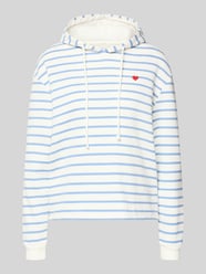 bluza z kapturem o kroju regular fit z mieszanki bawełny model 'CHILLI' od PIECES - 21