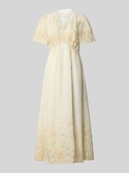 Midikleid mit V-Ausschnitt Modell 'Serna Gardenia' von Neo Noir - 5
