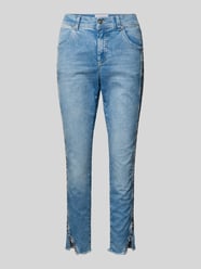 Slim Fit Hose mit Kontrastpaspeln Modell 'Ornella' von Angels - 26