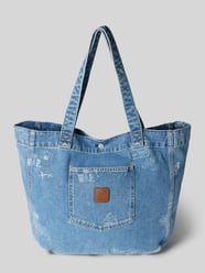 Tote Bag im Denim-Look Modell 'STAMP' von Carhartt Work In Progress Blau - 15