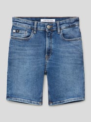 Regular Fit Jeansshorts im 5-Pocket-Design von Calvin Klein Jeans Blau - 33
