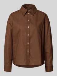 Leinenbluse mit Hemdblusenkragen von Rich & Royal - 36