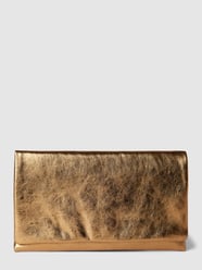 Kopertówka z efektem metalicznym model ‘Clutch Leder Mimosa’ od Abro Złoty - 35
