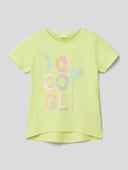 T-Shirt mit Statement-Print von s.Oliver RED LABEL Gelb - 44