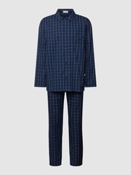 Pyjama mit Streifenmuster von Seidensticker Blau - 12
