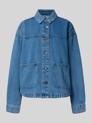 Regular Fit Jeansbluse mit aufgesetzten Taschen Modell 'KETTIE' von Noisy May - 47