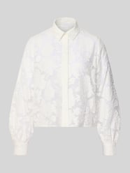 Overhemdblouse met blinde knoopsluiting van Jake*s Collection - 41