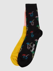 Socken im 2er-Pack von Happy Socks Gelb - 39