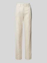 Wide Leg Leinenhose mit fixierten Bügelfalten von s.Oliver RED LABEL Beige - 25