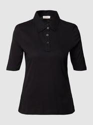 Poloshirt mit kurzer Knopfleiste von s.Oliver RED LABEL Schwarz - 17