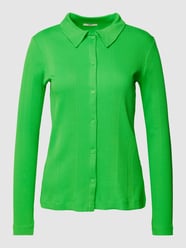 Strickjacke in Ripp-Optik von Esprit Grün - 24