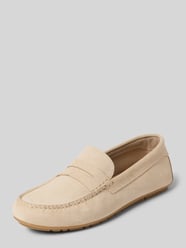 Slipper aus echtem Rindsleder von Marc O'Polo Beige - 31