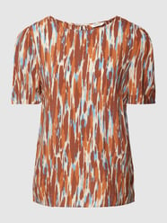 Blouseshirt van viscose met all-over motief, model 'Joella' van B.Young Rood - 24