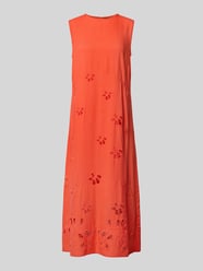 Sukienka midi w kroju relaxed fit z czystej wiskozy od Marc Cain - 24