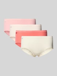 Slip aus Baumwoll-Mix im 4er-Pack von Sloggi Pink - 46