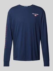 Longsleeve mit Label-Stitching von Polo Sport Blau - 19