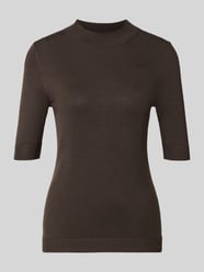 Slim Fit Bluse aus Viskose-Mix in Strick-Optik von COMMA - 22