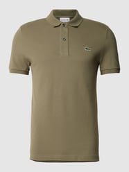 Poloshirt mit Label-Stitching von Lacoste Grün - 34