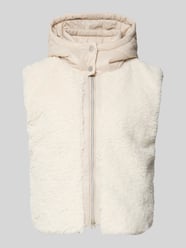 Regular Fit Weste mit Teddyfell Modell 'Yetibabe' von Frieda & Freddies Beige - 42