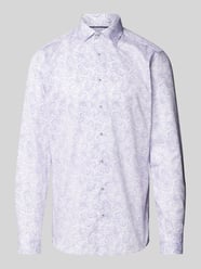 Slim Fit Business-Hemd mit Paisley-Muster von Eterna Rosa - 41