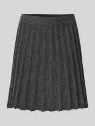 Spódnica mini o rozkloszowanym kroju z efektem prążkowania model ‘MARINA’ od VERO MODA - 33
