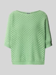 Strickpullover mit Lochmuster Modell 'Ho44liday' von ZABAIONE - 10