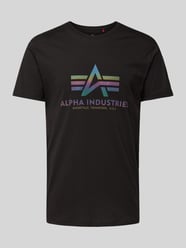 T-Shirt mit Label-Print von Alpha Industries - 37