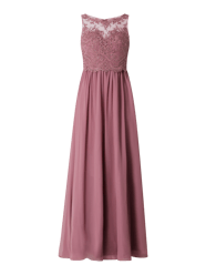 Abendkleid aus Chiffon mit ornamentalen Stickereien von Laona Rosa - 41