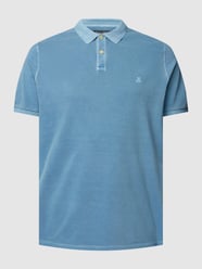 PLUS SIZE poloshirt met labelstitching van Marc o' Polo Plus Blauw / turquoise - 11