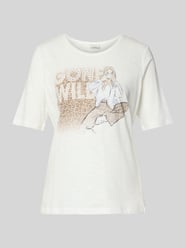 T-shirt met motiefprint van Milano Italy - 28