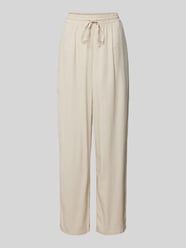 Loose Fit Bundfaltenhose aus Viskose-Leinen-Mix Modell 'JESMILO' von Vero Moda Beige - 10