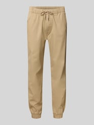 Regular Fit Jogpants mit elastischem Bund Modell 'GORDON' von Jack & Jones Beige - 13