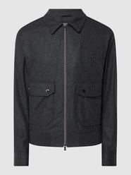 Blouson aus Schurwolle Modell 'Hanry' von BOSS Grau - 26